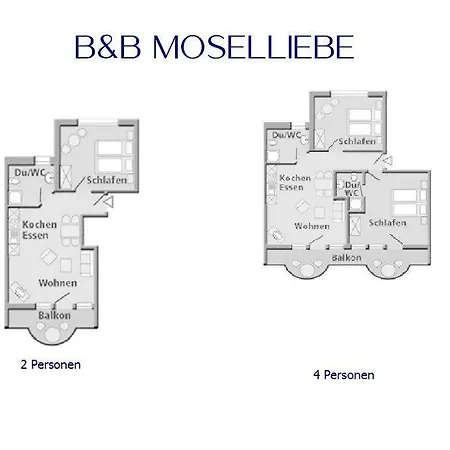 公寓 Haus-moselliebe-2p-mit-balkon-und-moselblick *